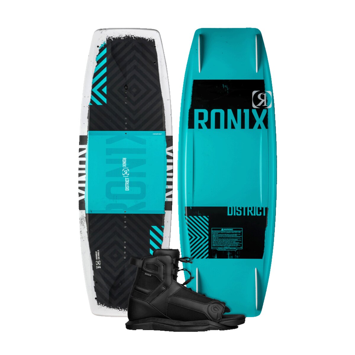 Ronix District Wakeboard with Divide Boots