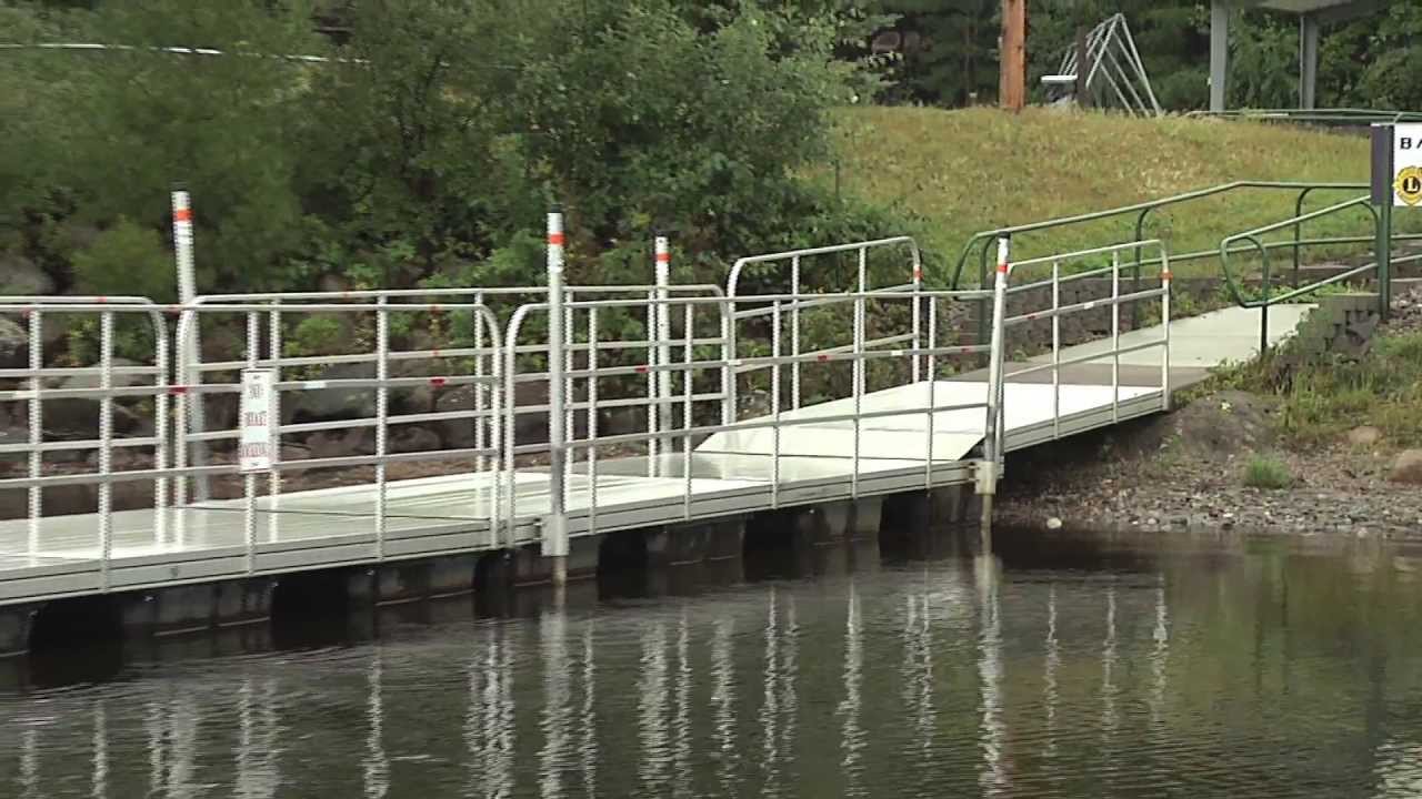 FLOE Quick-Attach Dock Handrails with hardware – available in 4 to 16 foot lengths – for roll-in dock systems