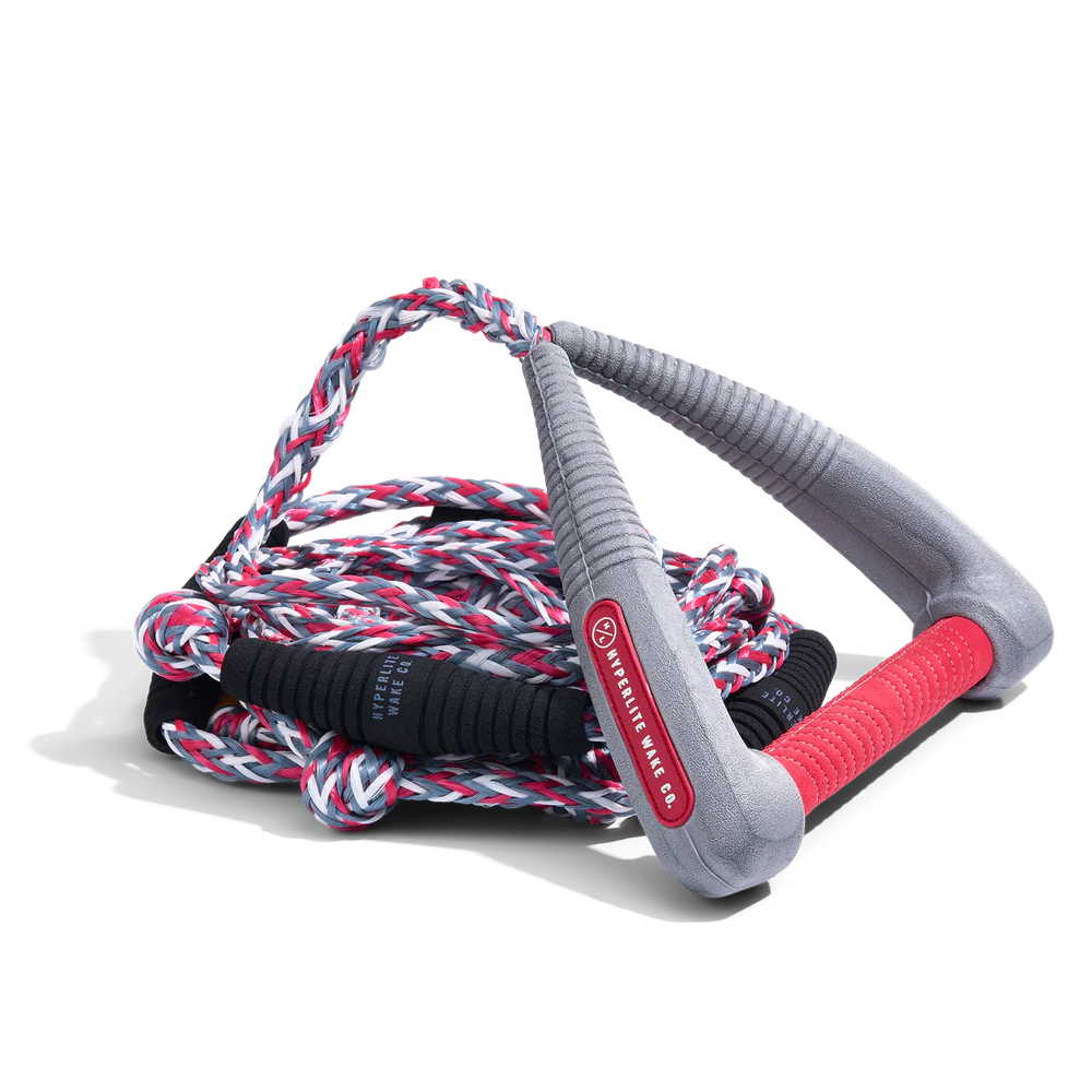 Hyperlite Pro Surf Rope w/Handle 30' Grey