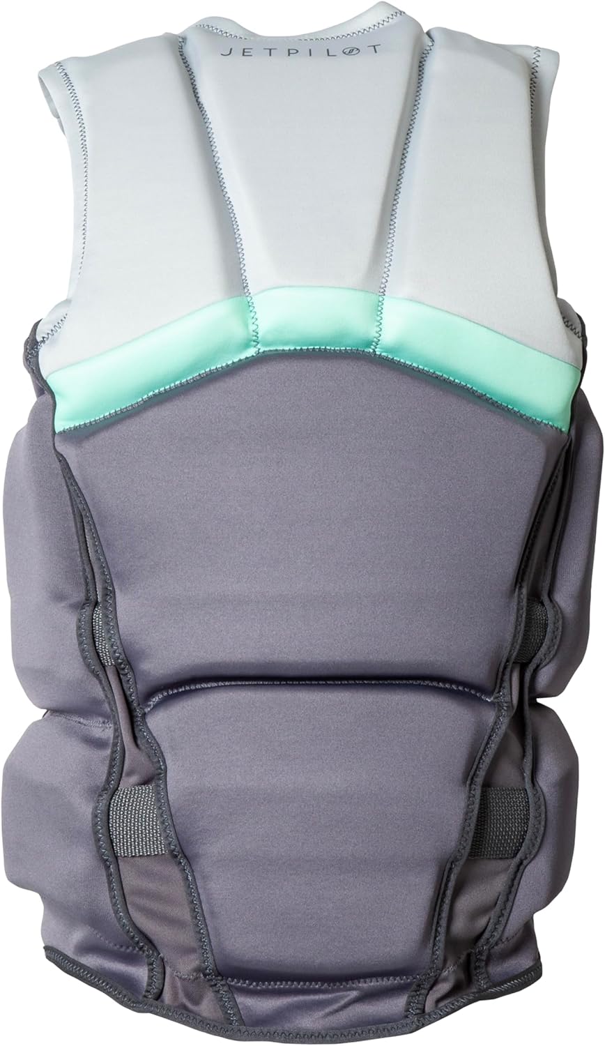 Jet Pilot Womens Armada CGA Life Vest Dark Grey Small neoprene life jacket Back