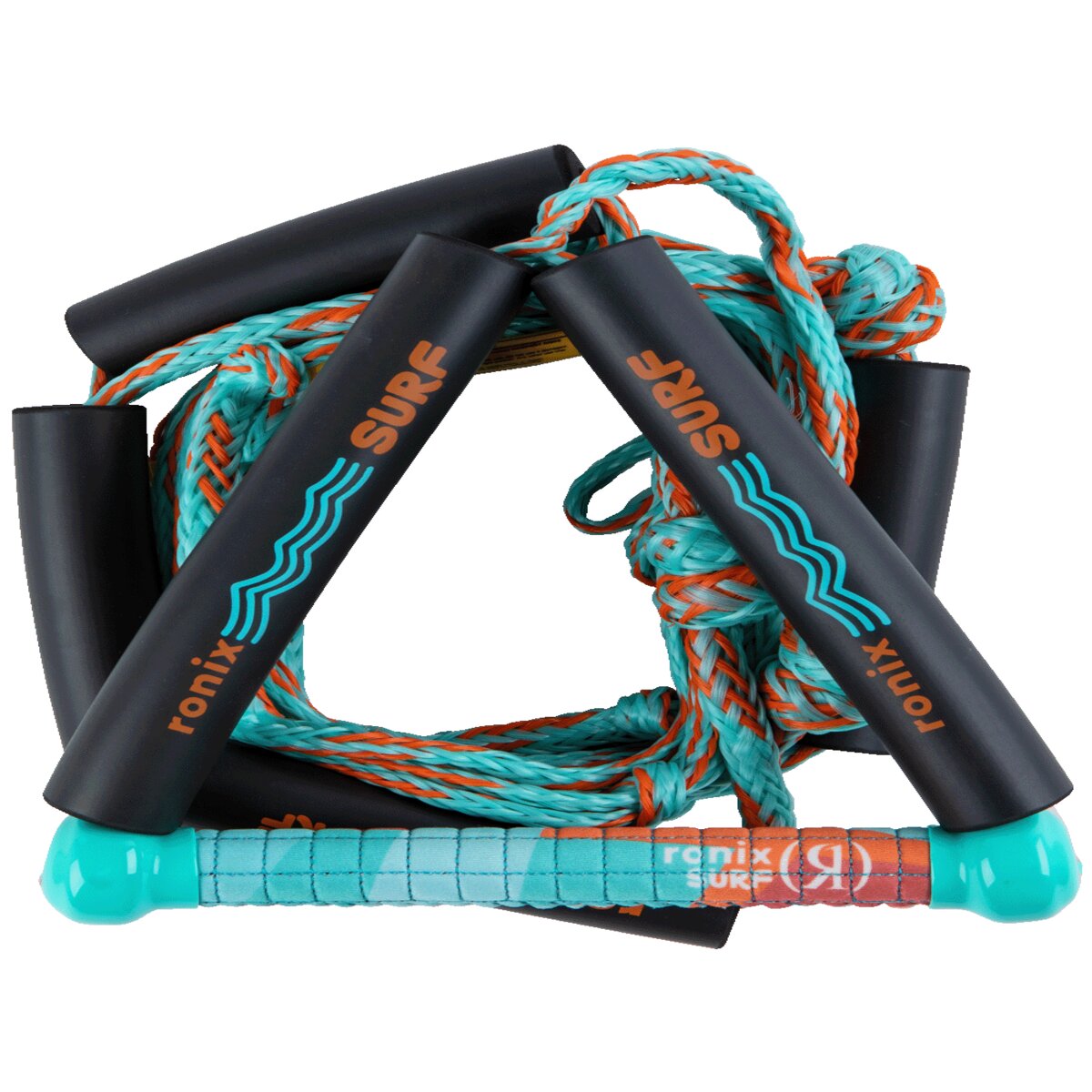 Ronix Kids Surf Rope w/8in. Handle Lycra Grip - 25 ft 4-Sect. PE Rope