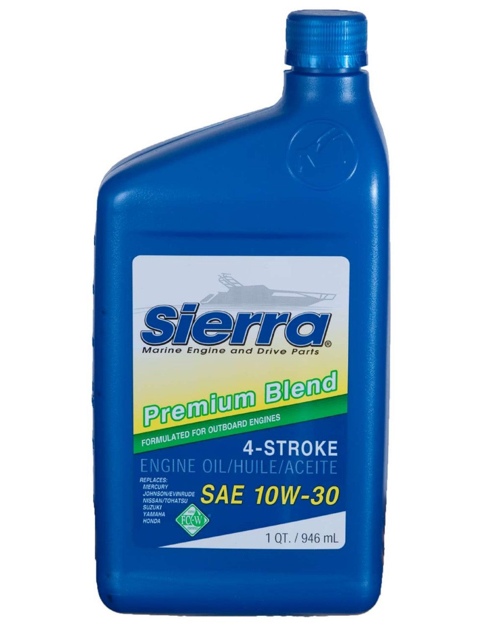 Sierra 10W-30 4 Stroke Outboard Engine Oil 1 Quart