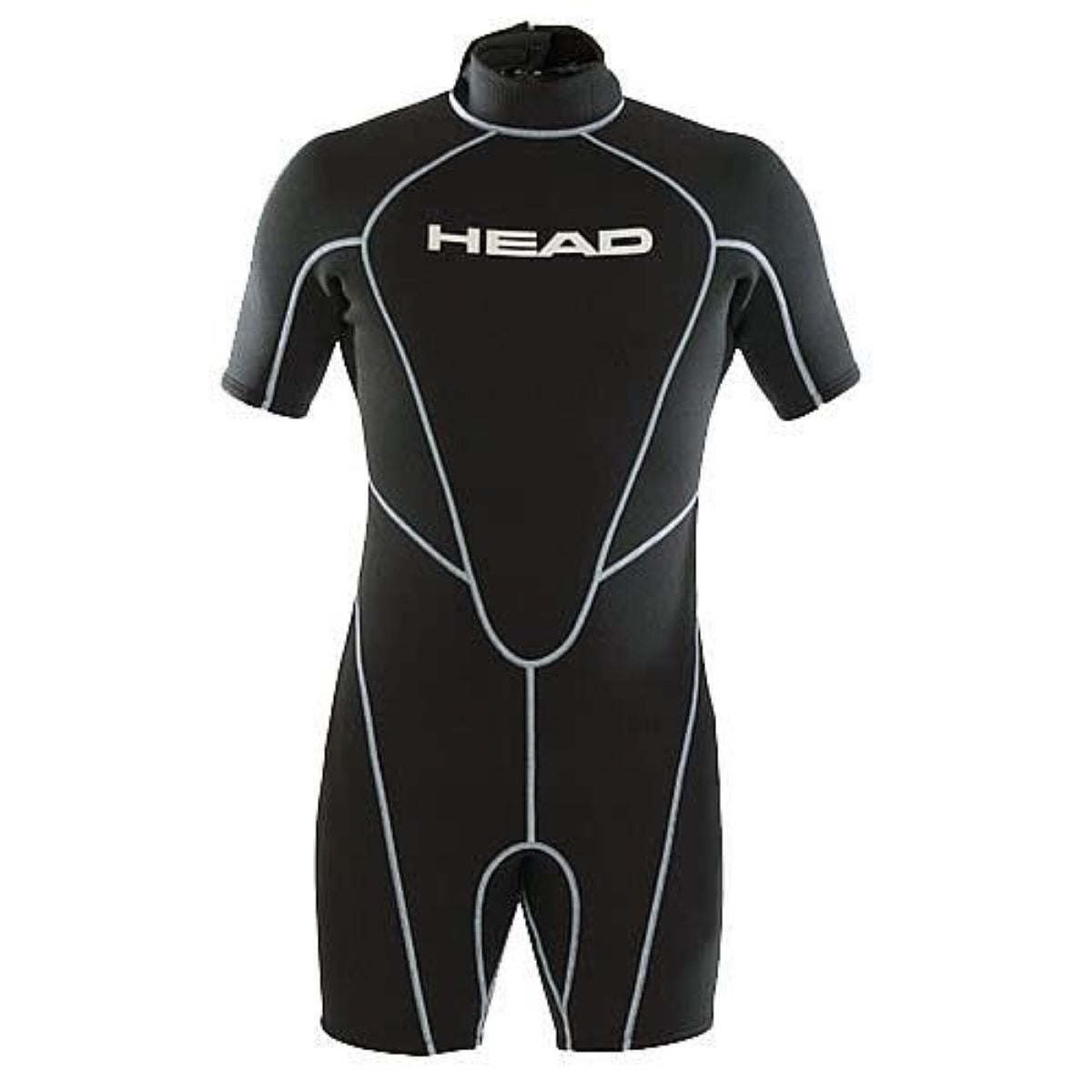 Mares Reef 2.5 Mm Shorty Uomo – Mutino Da Snorkeling E Immersioni In Acqua Calda, Nero/Argento, Taglia Small
