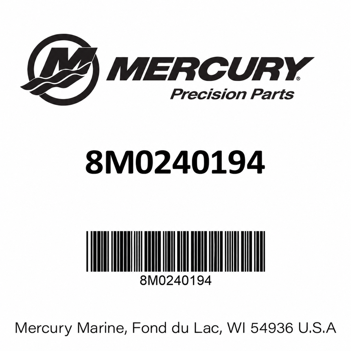 Mercury Precision Parts placeholder identification image for 8M0240194