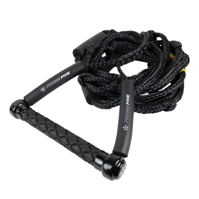 PHASE FIVE PRO SURF ROPE- STANDARD BLACK