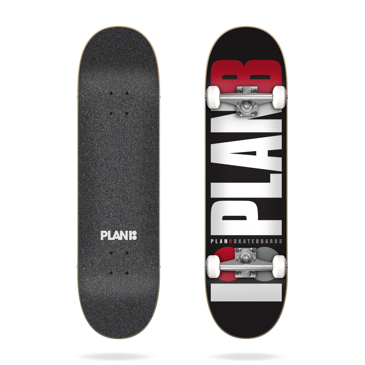 Plan B Team 8.0 x 31.85 Complete Skateboard with 52mm 99A Wheels and ABEC 7 Bearings