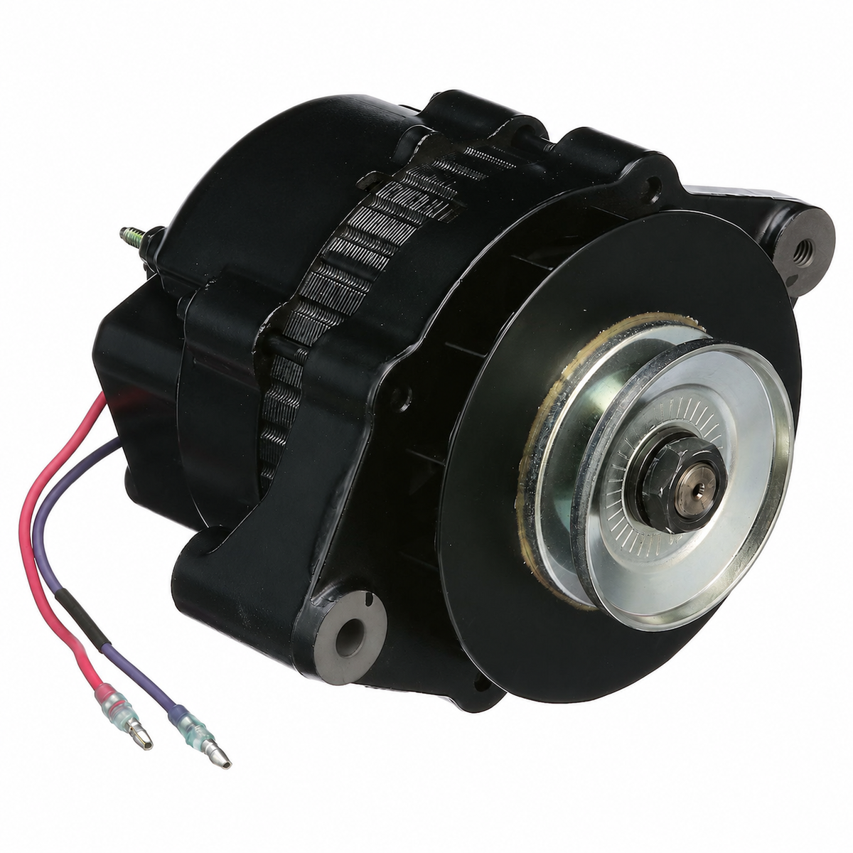 Quicksilver 817119A4 55 amp V-belt alternator view 1