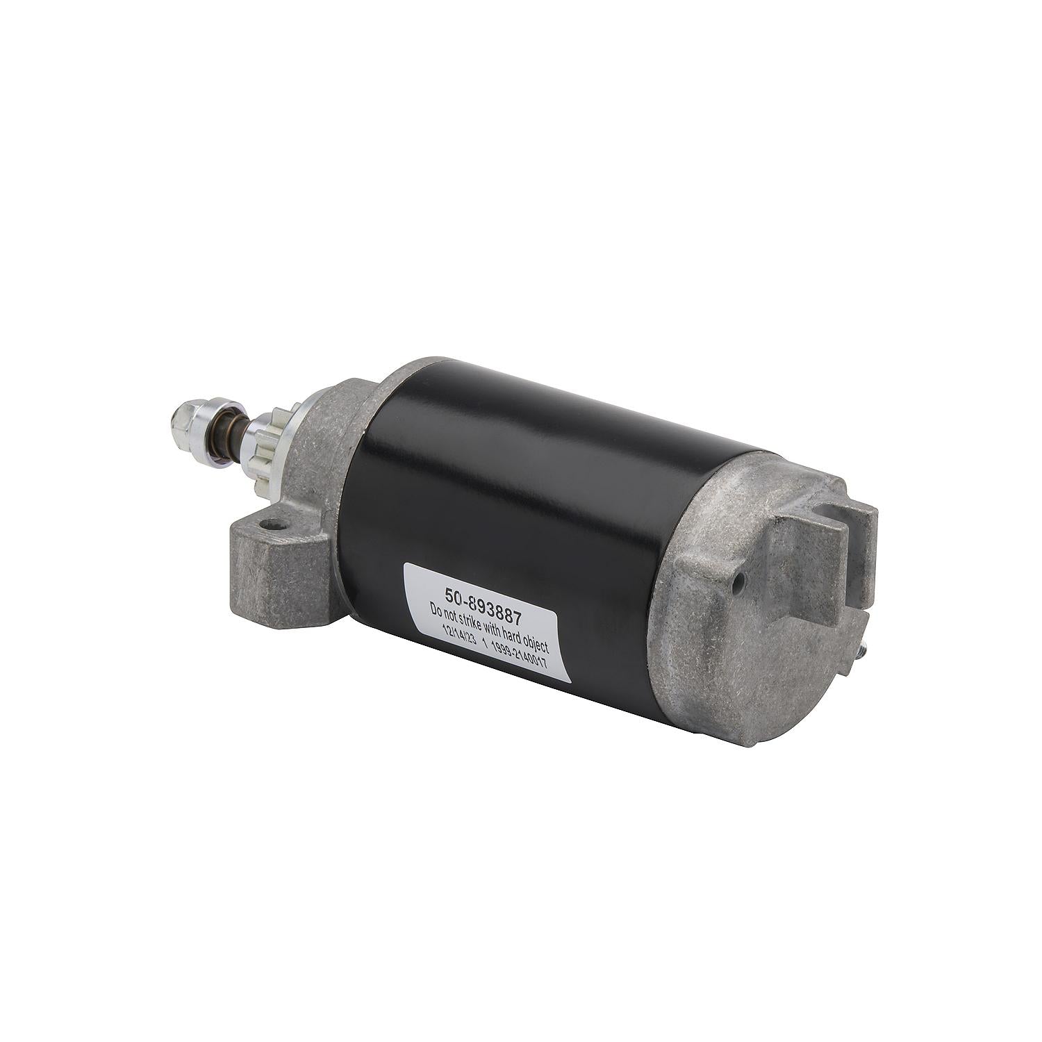 Quicksilver 893887T starter motor drive gear view for Mercury 30 and 40 HP FourStroke outboards