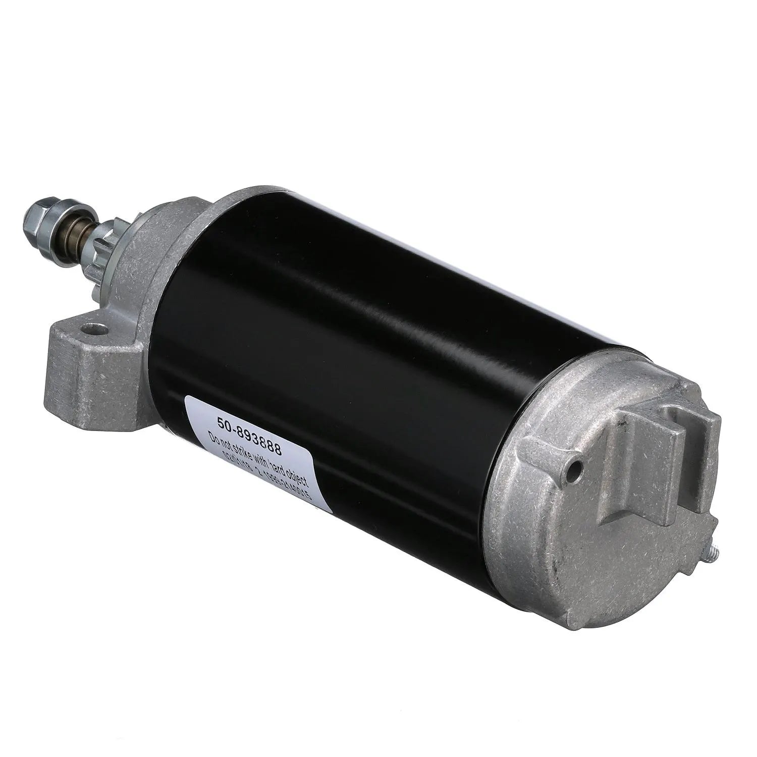 Quicksilver 893888T starter motor assembly full side view
