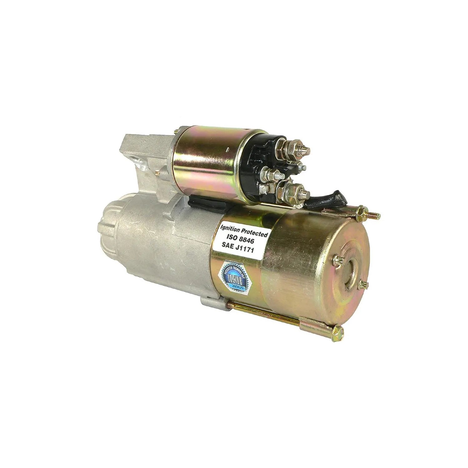 Quicksilver 8M6014120 12-volt engine starter label view
