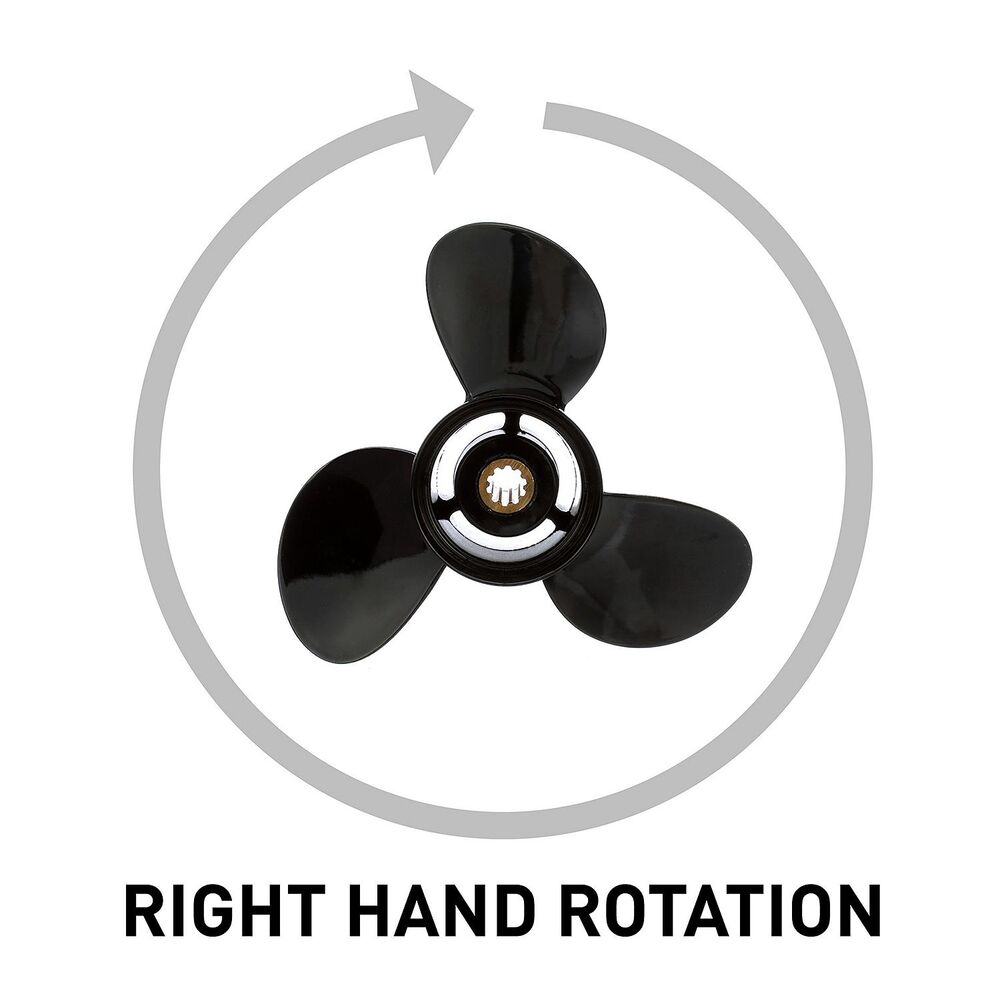 Quicksilver QA2196R Black Diamond right-hand rotation diagram