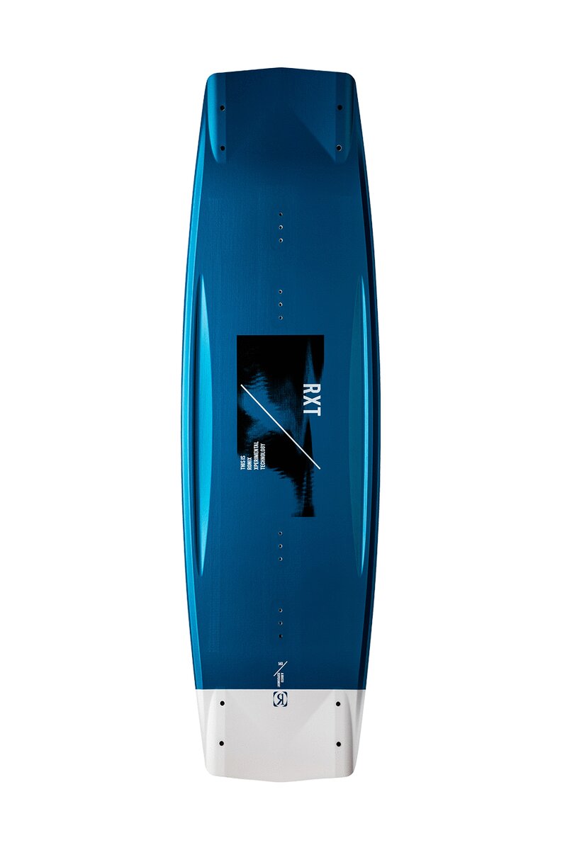 Ronix RXT wakeboard Blackout Technology Laser Como Blue Top