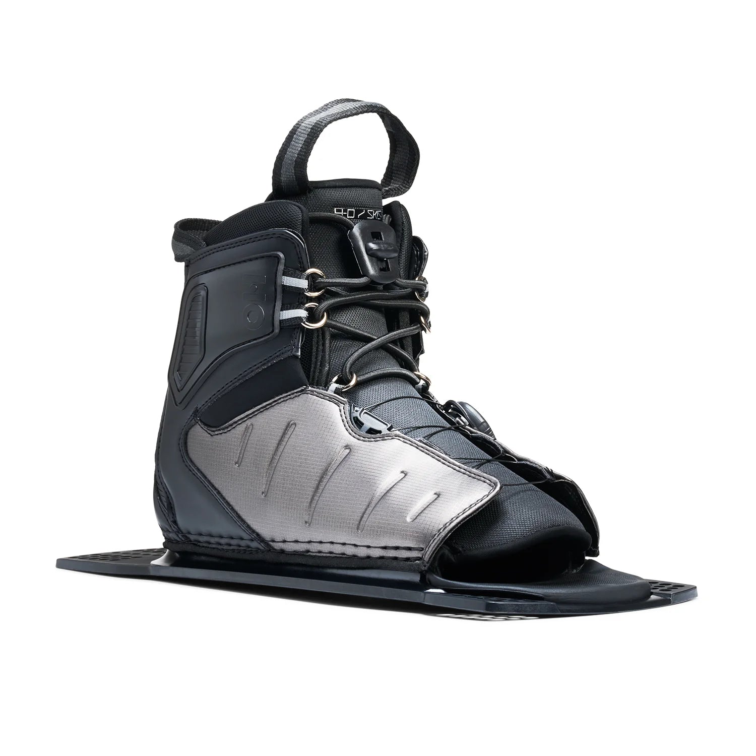 HO Sports Stance ATOP Rear Plate Waterski Boot with ATOP reel lacing UltraLite base and multiple size options rear angle