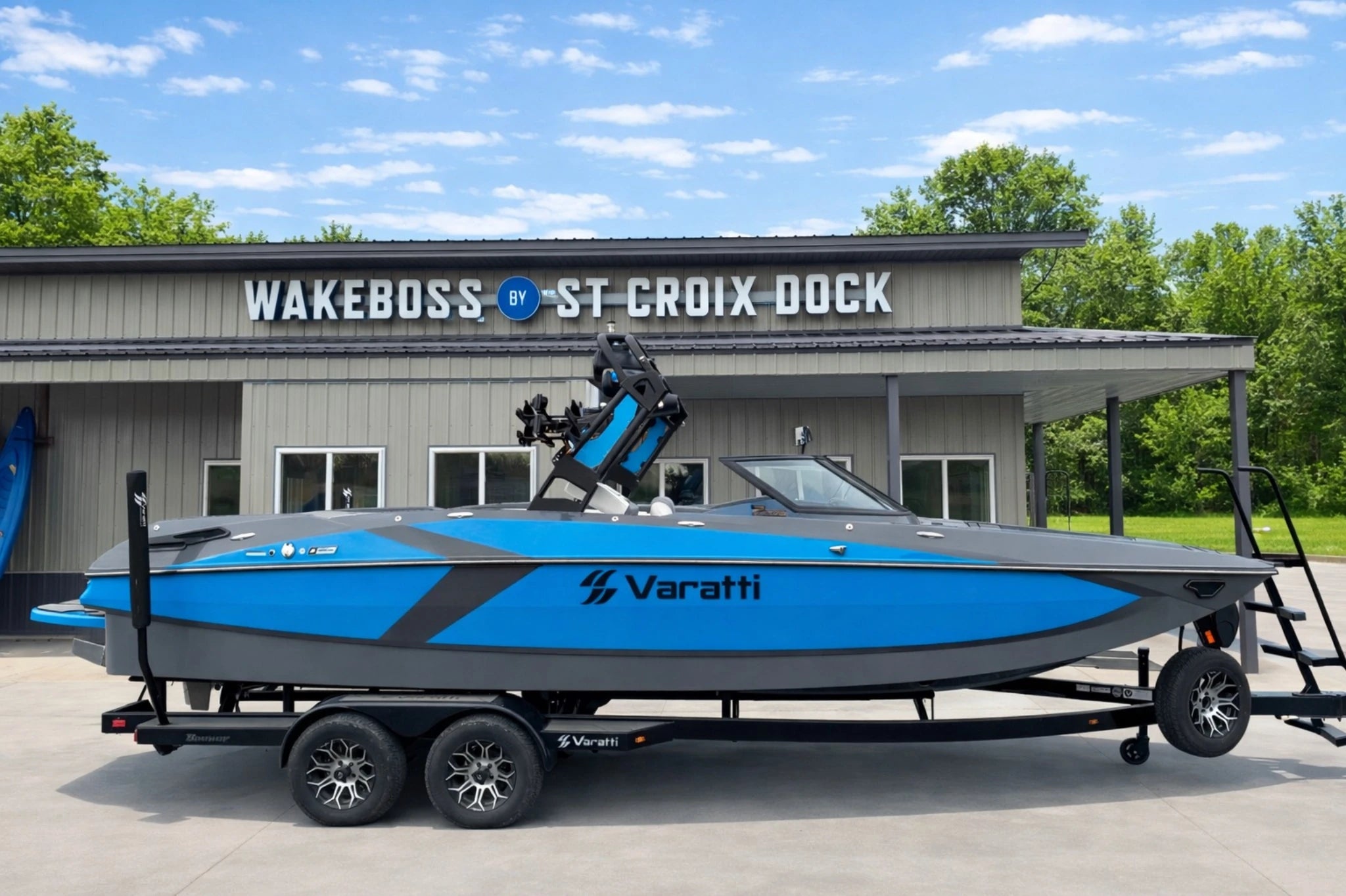 2024 Varatti Z2474 Wake Surf Boat with Trailer