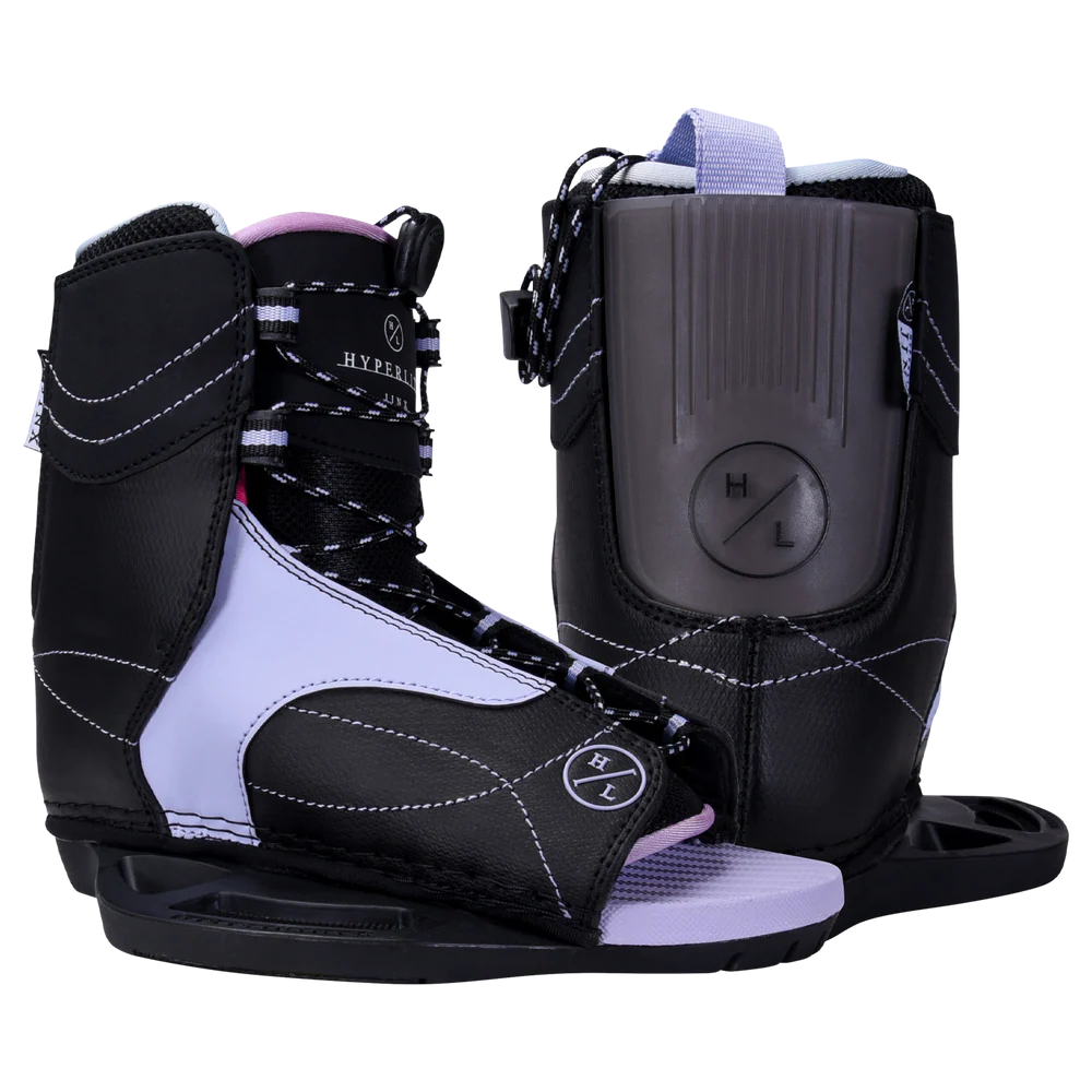 Hyperlite Eden Jr. Girls Wakeboard with Jinx Kids Bindings - 125cm Youth Wakeboard Package Bindings