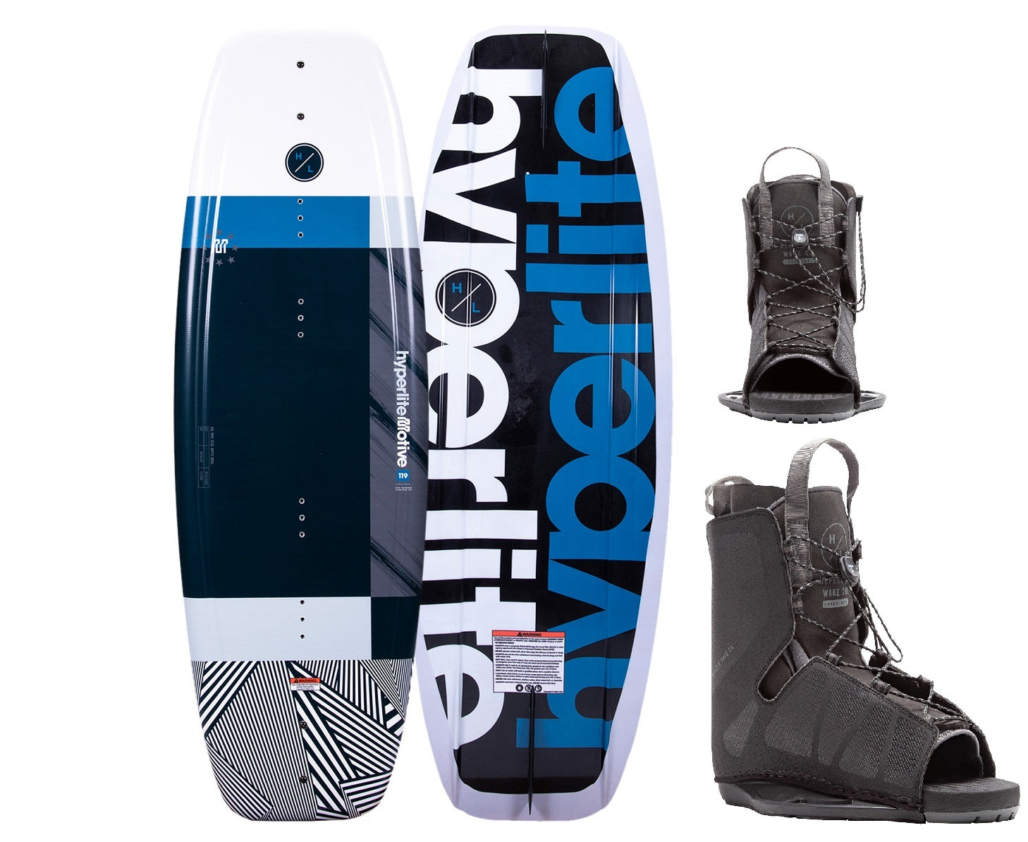 Hyperlite Motive Wakeboard w/Frequency OSFA Bindings