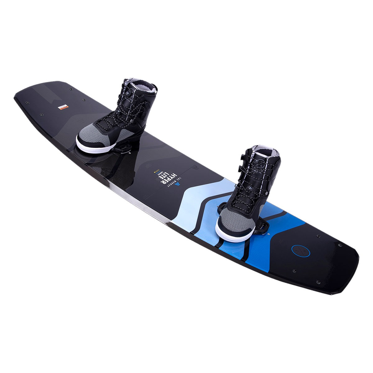 murray wakeboard with team x bindings on top
