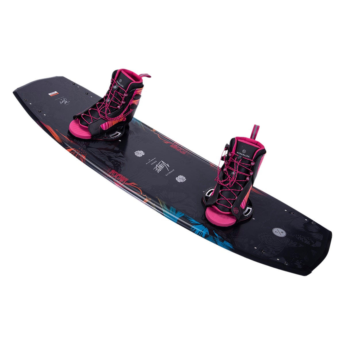 venice wakeboard with jinx bindings on top