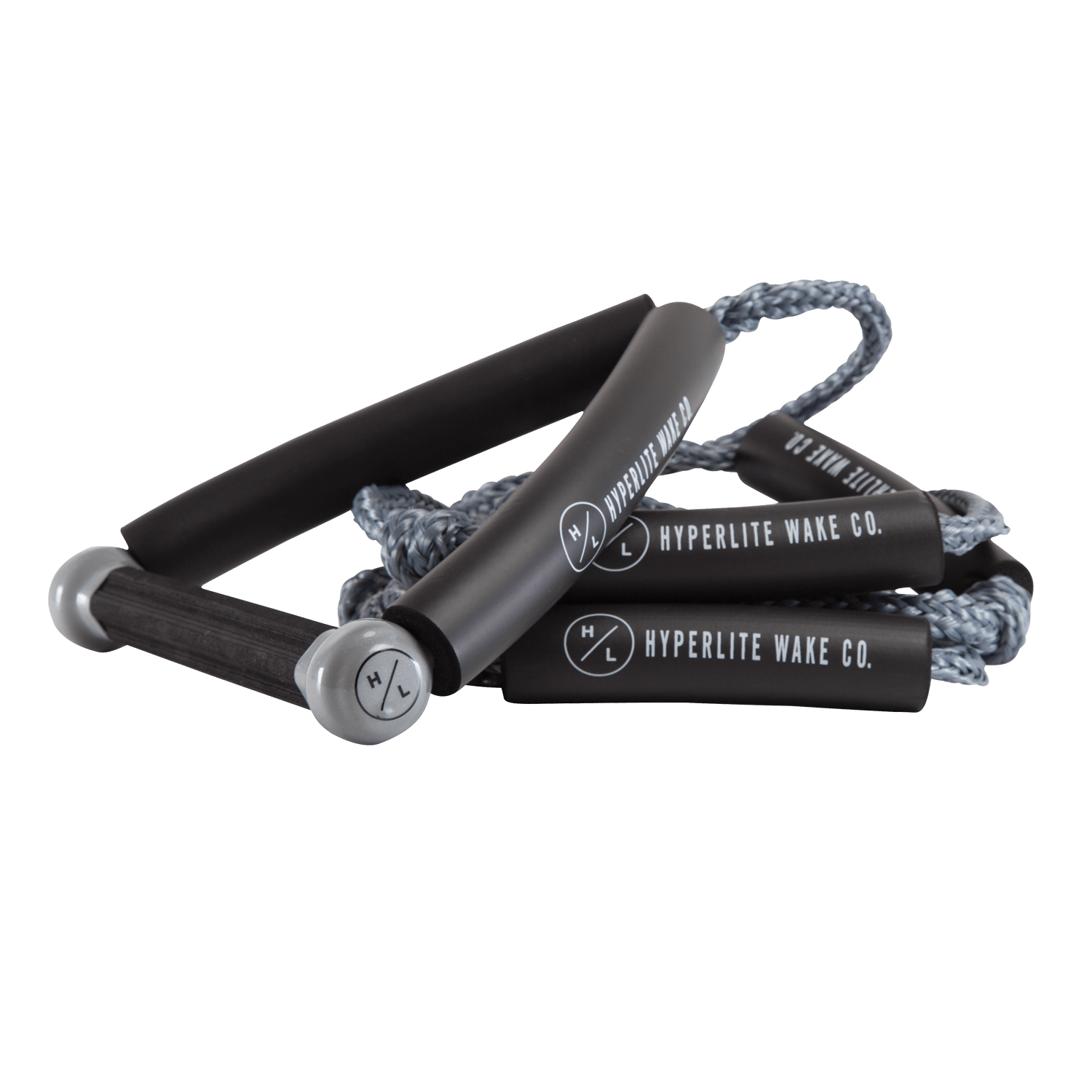 Hyperlite wakesurf rope and handle combo grey