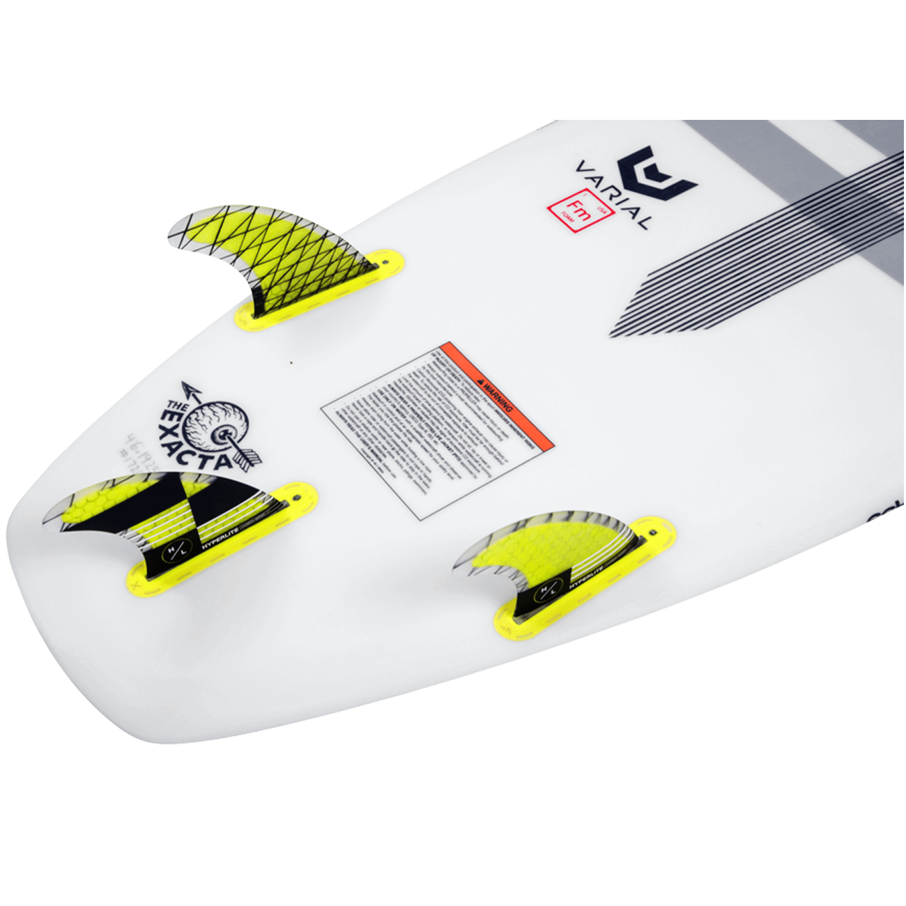 Hyperlite 4.75" Carbon Surf Fin Set w/ Key 3-Pack