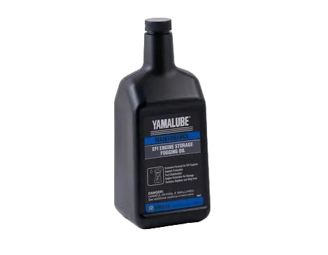 Yamalube EFI Engine Storage Fogging Oil bottle on a white background