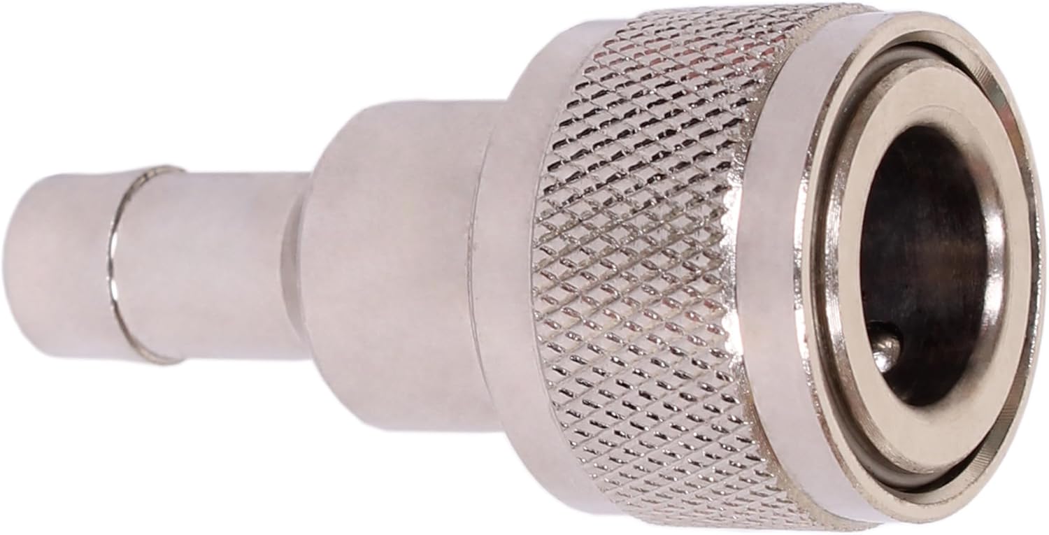 Moeller 033498-10 Honda tank end fuel fitting with 3/8 inch hose barb for 1991 and newer Honda outboards angle