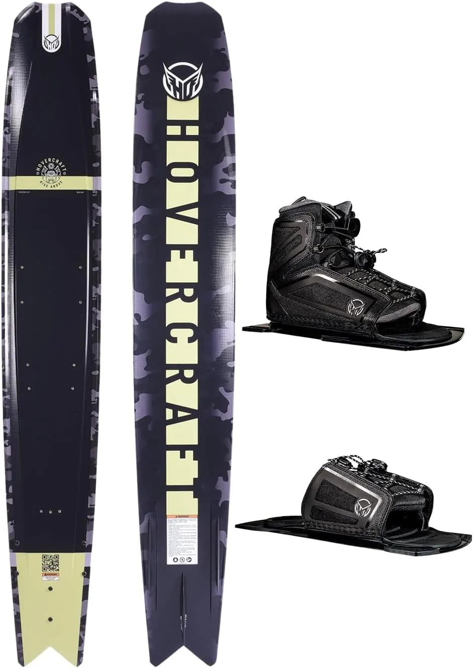 HO Sports 65 Hovercraft Fluro Camo Water Ski w/Stance Bindings