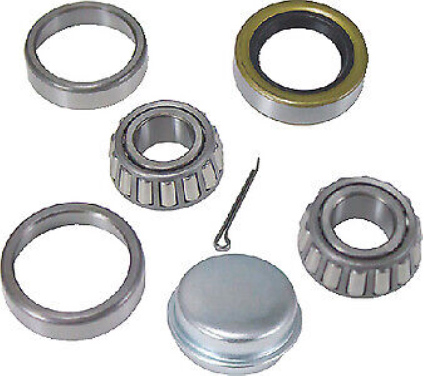 Dutton Lainson Trailer Wheel Bearing Set w/ Dust Cap