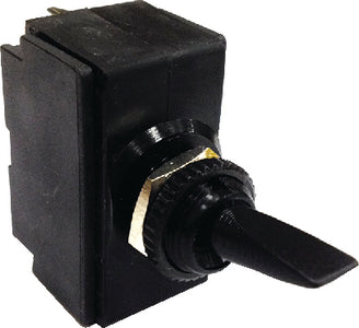 Sierra TG40030-1 SPST momentary On-Off marine toggle switch with 2 blade terminals and black handle