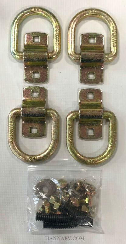 Triton Trailers 12126 Tie Down 3/8 D Ring Kit Triton AUT Trailers