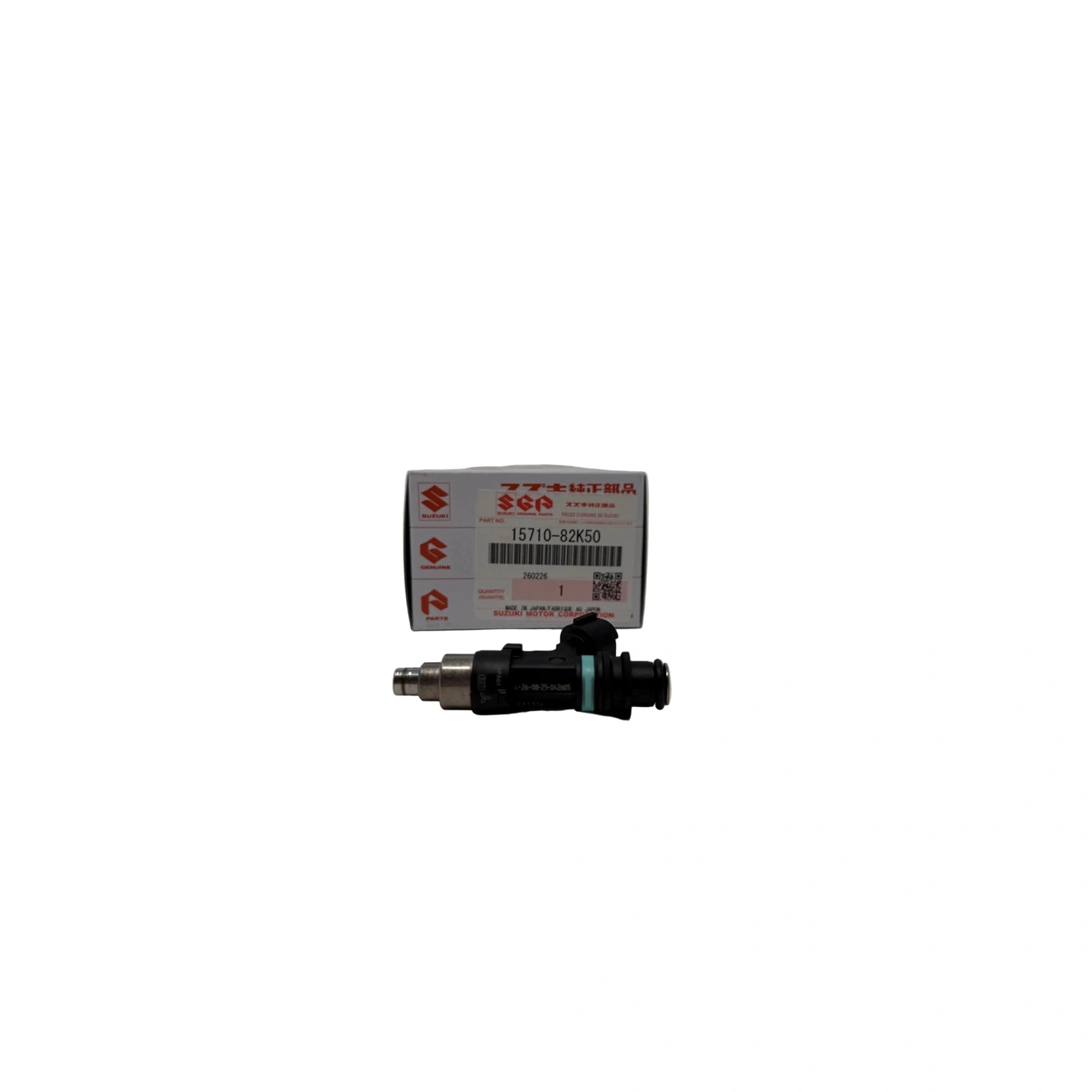 Suzuki 15710-82K50 fuel injector assembly for DF70A DF80A DF90A DF100A DF115A DF140A outboards Right Side