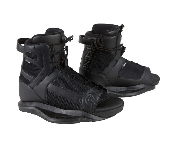 Ronix Divide Kid's Wakeboard Boots - Black - 2 - 6