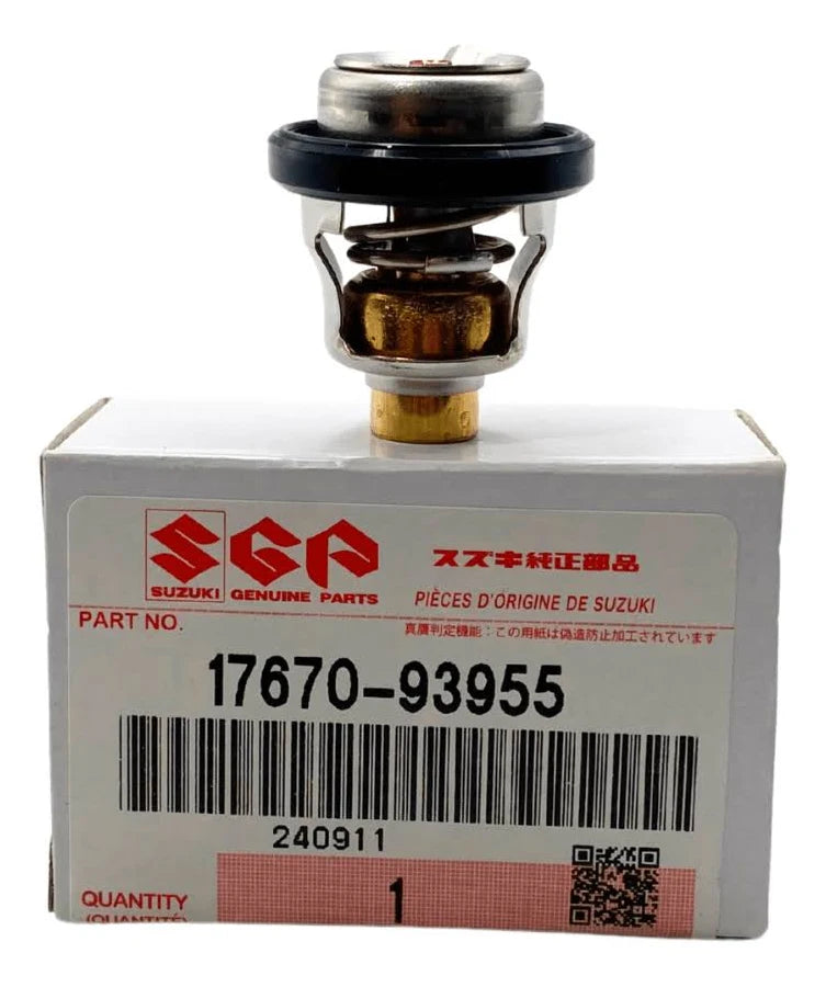Suzuki 17670-93955 60C water thermostat for DF40A DF50A DF60A outboard cooling systems box