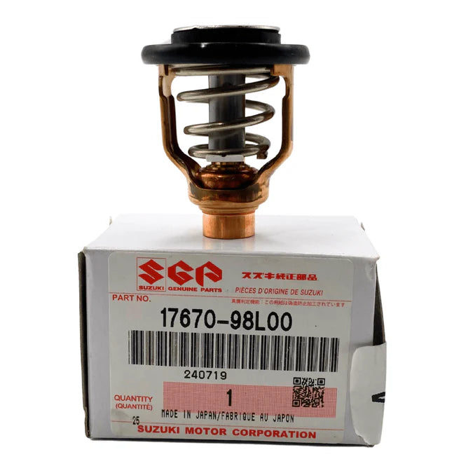 Suzuki 17670-98L00 55C water thermostat for DF300 DF350 outboard cooling system box