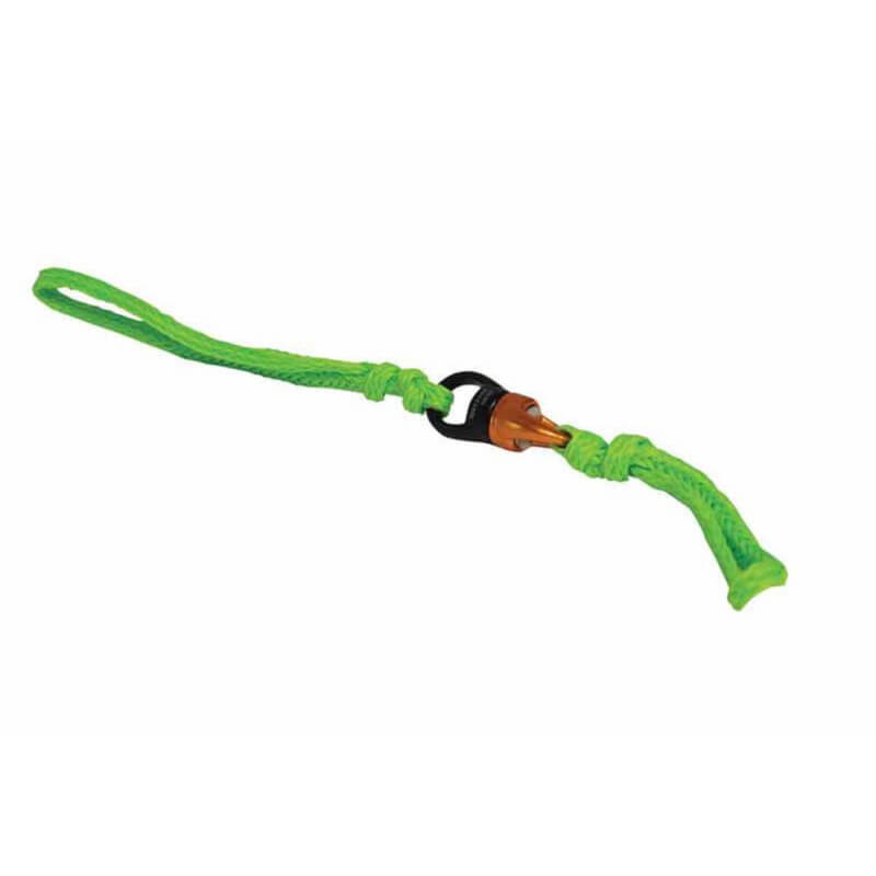 RONIX Spinner PU Syn. Surf Rope - 10" Handle w/ 25ft 10 Sect. Rope- Lime