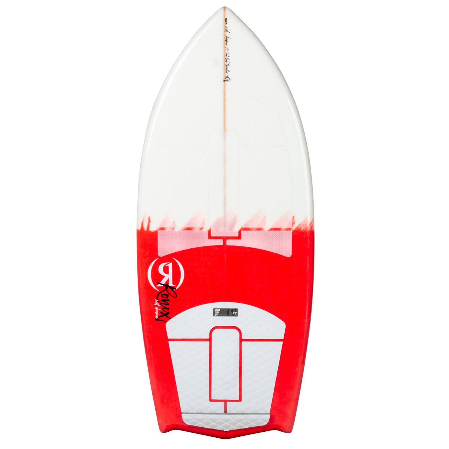 Ronix Women's Flyweight Bat Tail Thruster Wakesurf Board - Pink / White - 4'5"