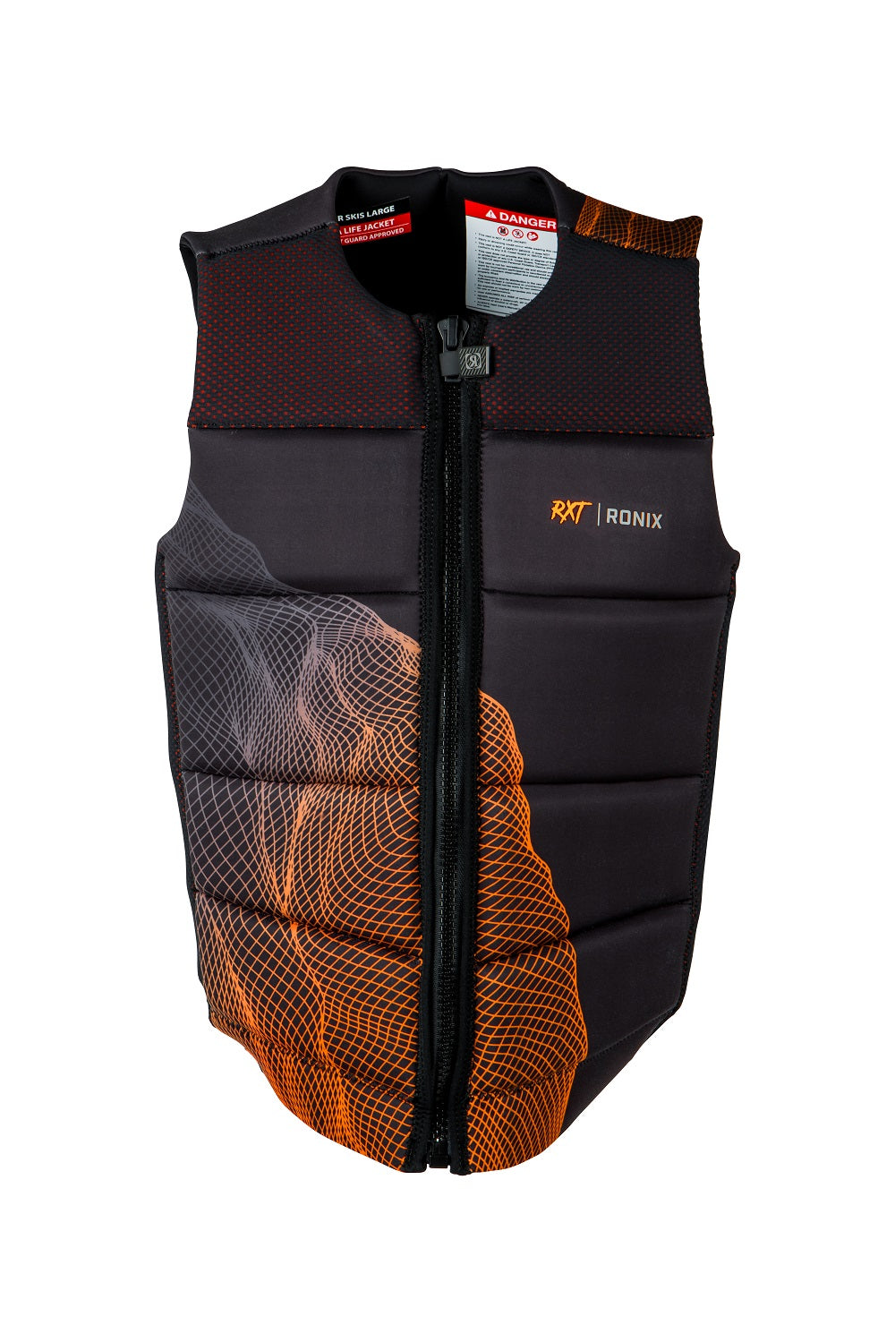 Ronix RXT - CE Approved Impact Vest - Electro Orange / Black - S