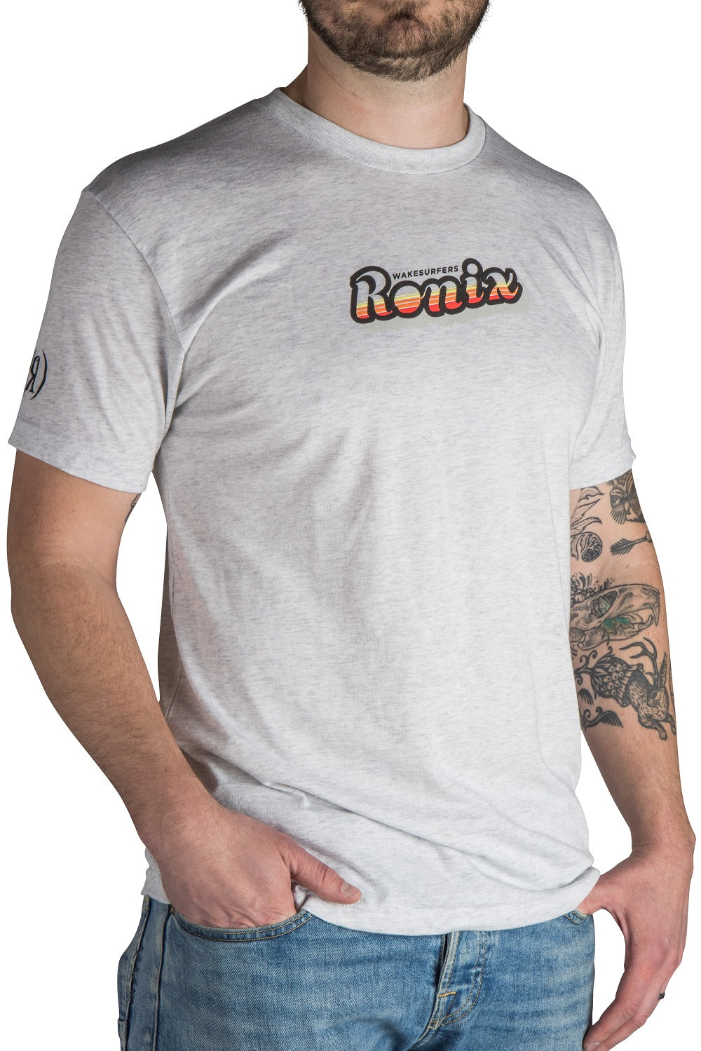 Ronix Sunset Surf - T-Shirt - Heather Oatmeal