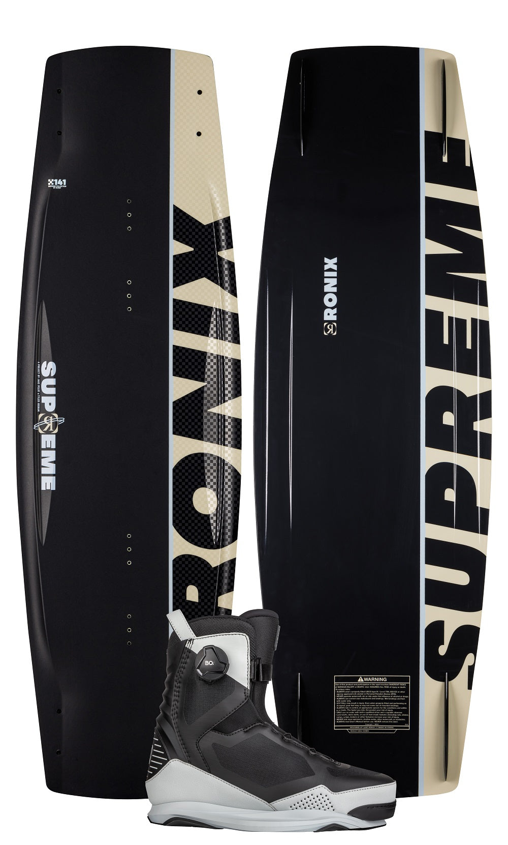 Ronix Wakeboard Supreme - Air Core 3 - Black / Sand / Dove