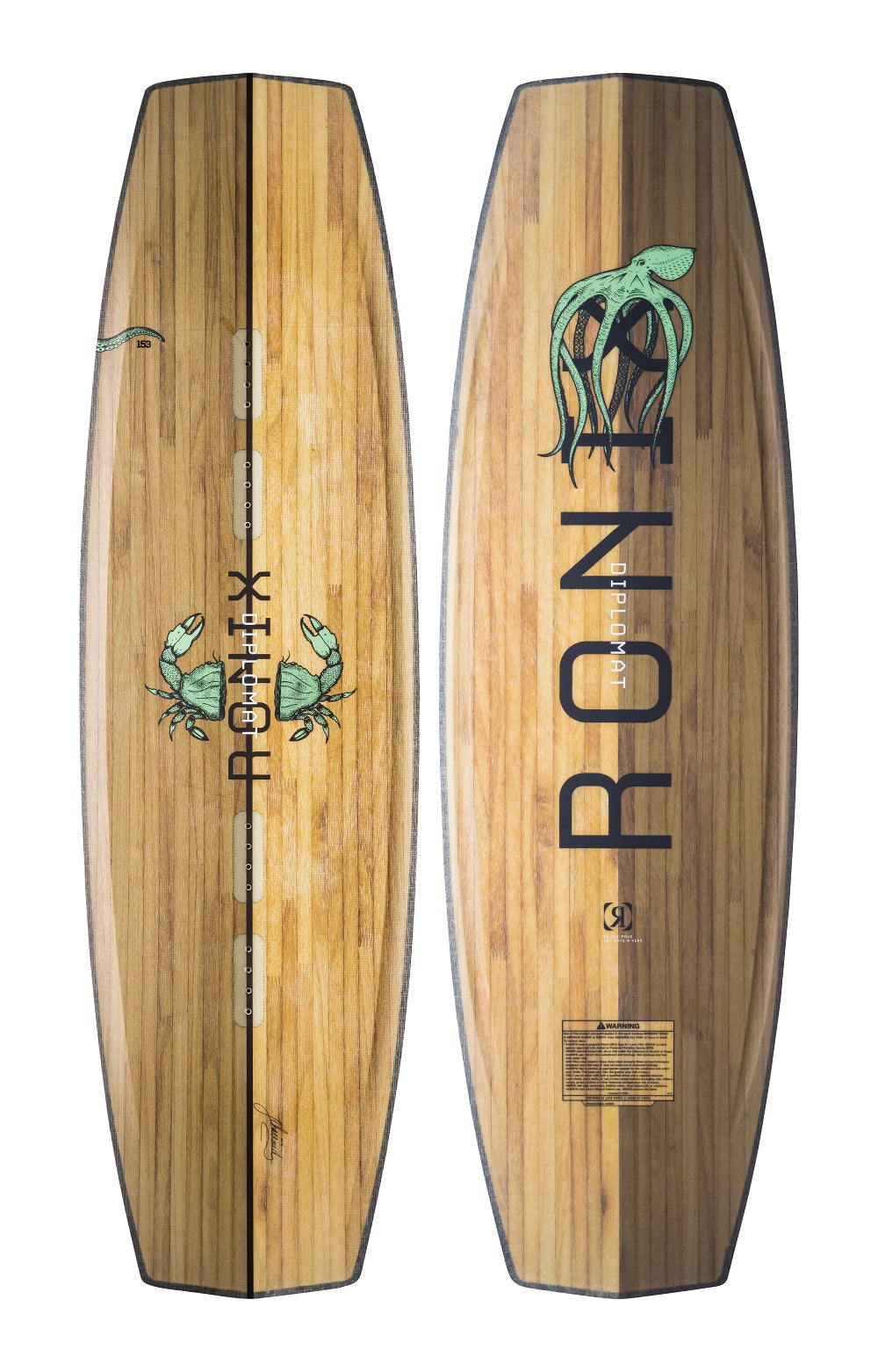Ronix Wakeboard The Diplomat - All Over Flex - Natural / Marine Mint