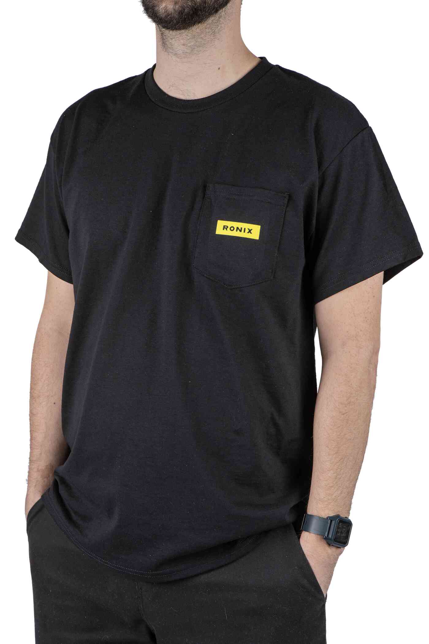 Ronix Megacorp Pocket T-Shirt - Black / Yellow