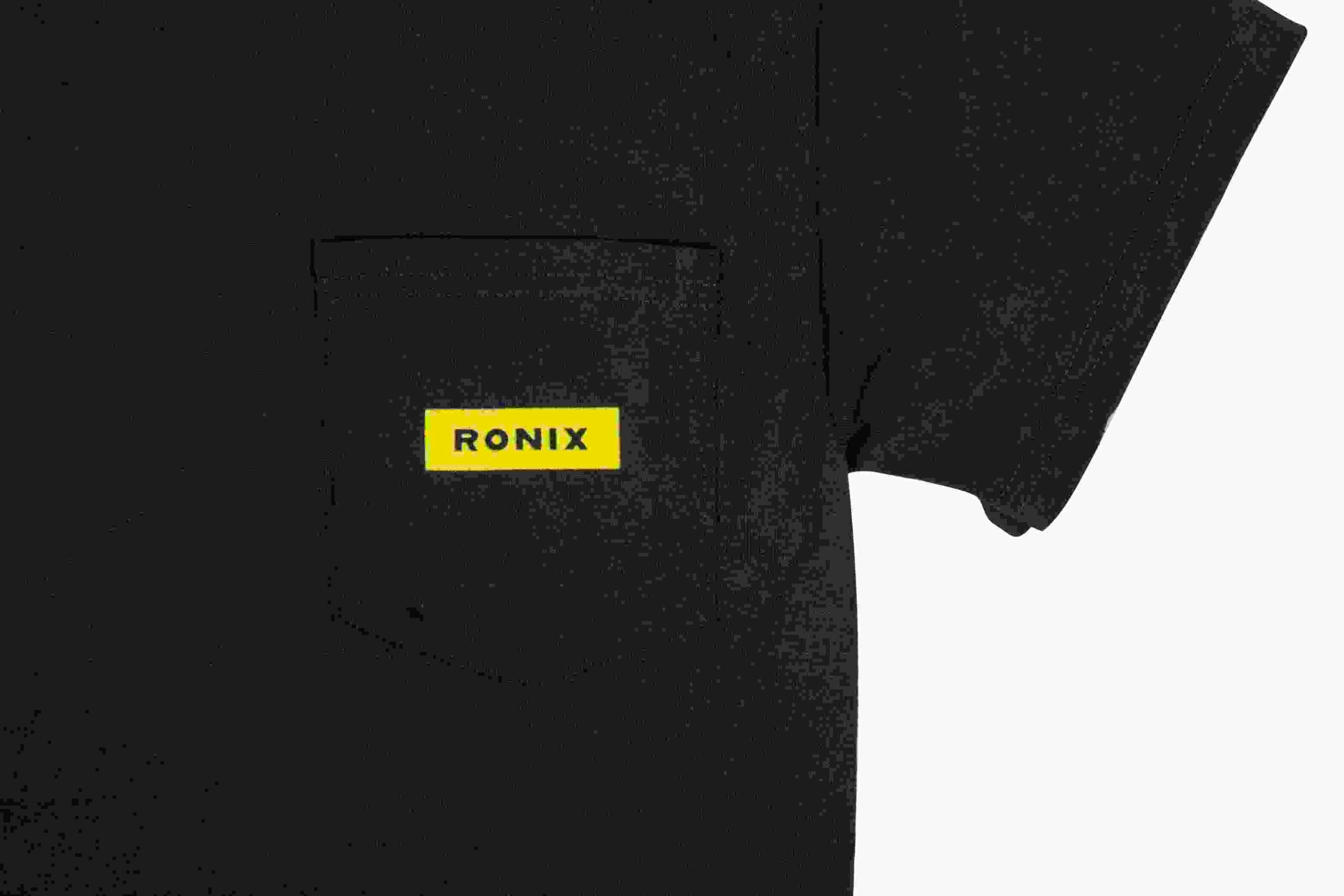 Ronix Megacorp Pocket T-Shirt - Black / Yellow