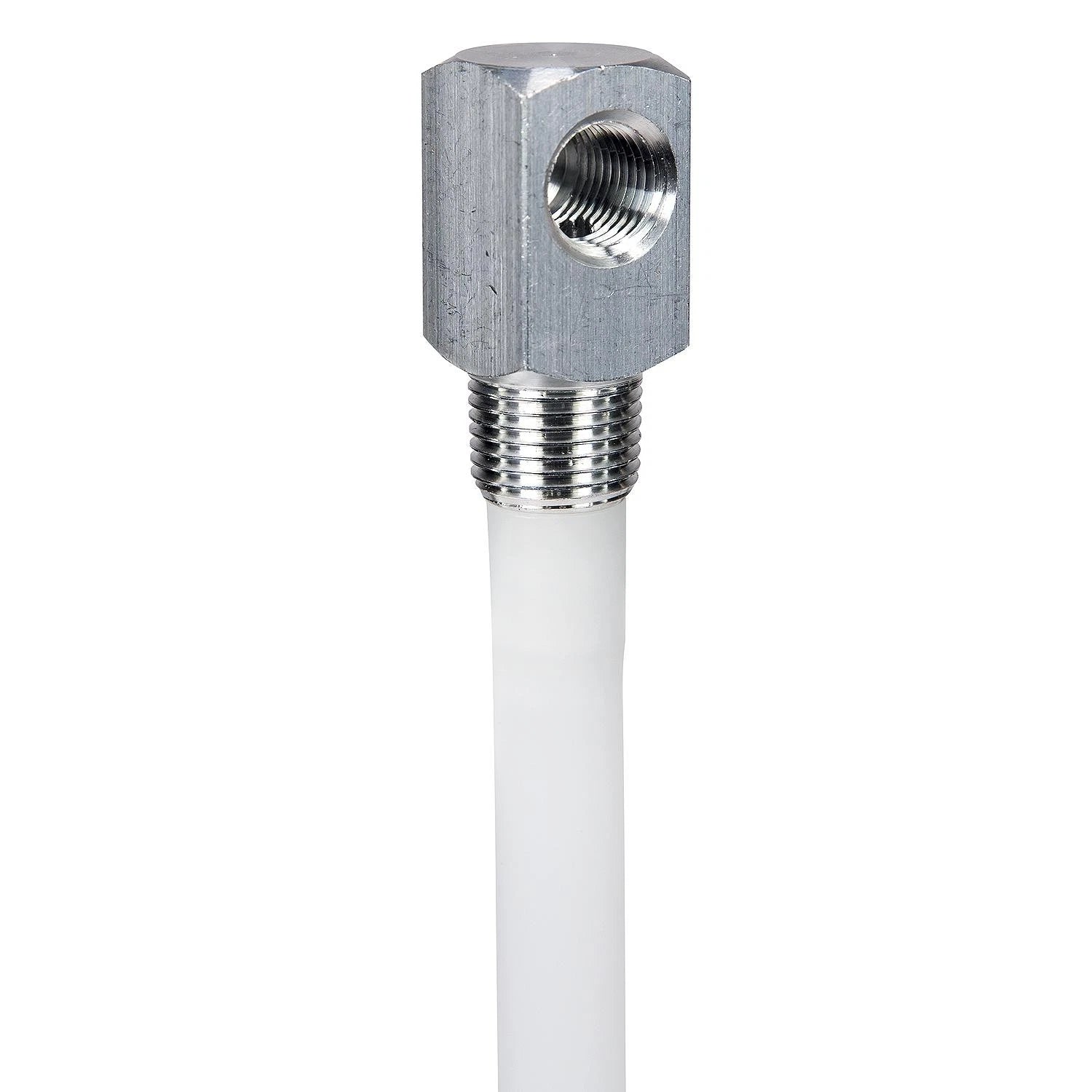 Seachoice 20893 fuel tank pick-up tube with 1/4 inch NPT aluminum fitting and 3/8 inch ID HDPE tube