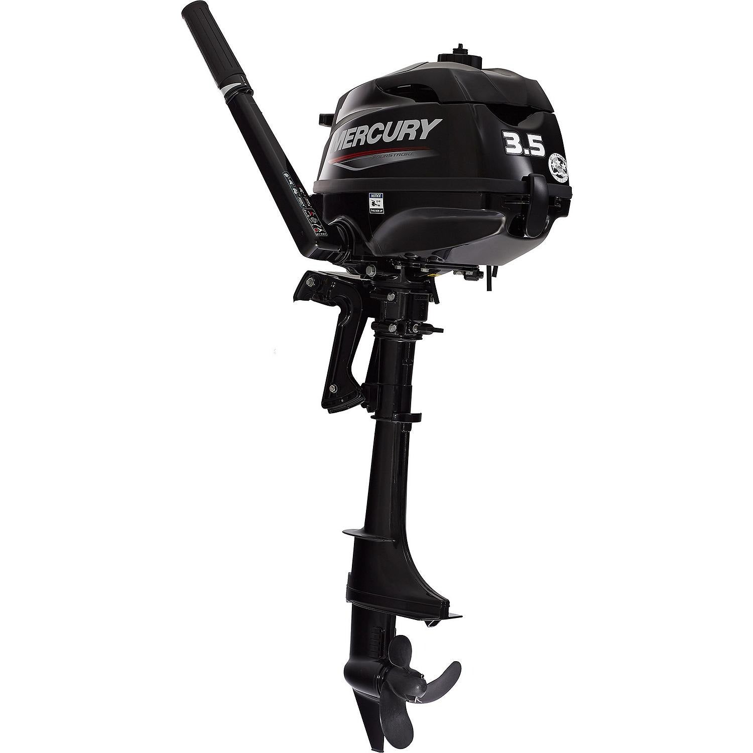 Mercury 3.5 HP FourStroke 1F03201KK tiller, F-N shifter, integral fuel tank cap