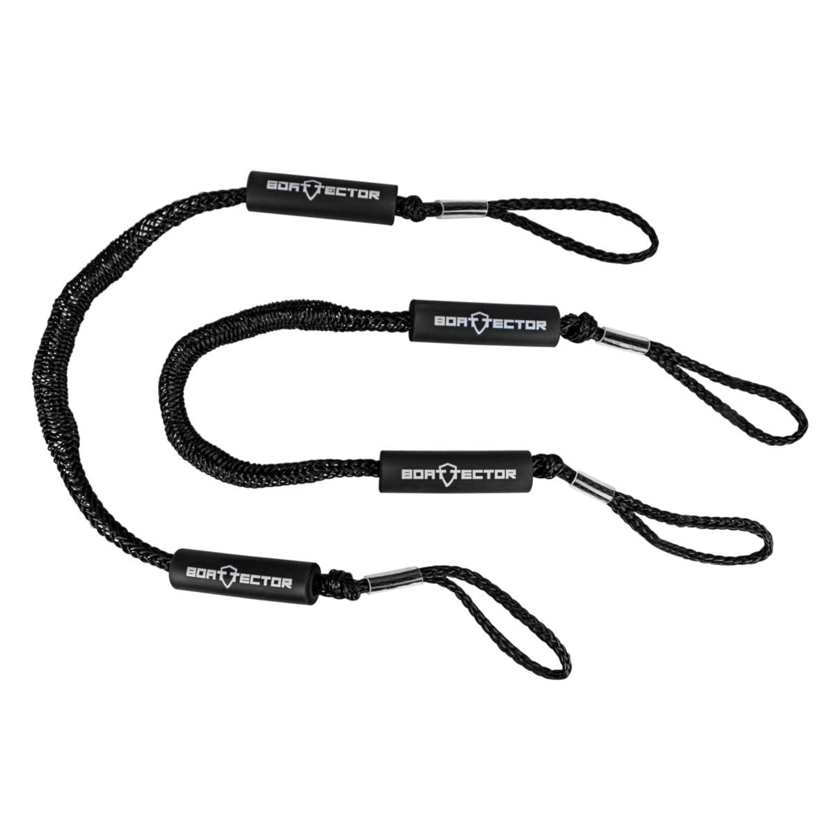 Extreme Max Bungee Dock Line 5' 2pk - Black