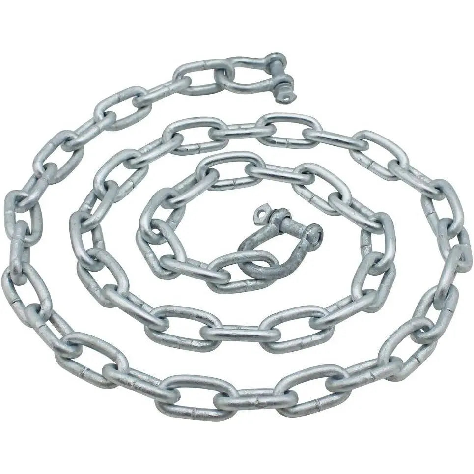 Extreme Max 3006.6572 BoatTector galvanized anchor lead chain 5/16 x 5 ft with 3/8 shackles