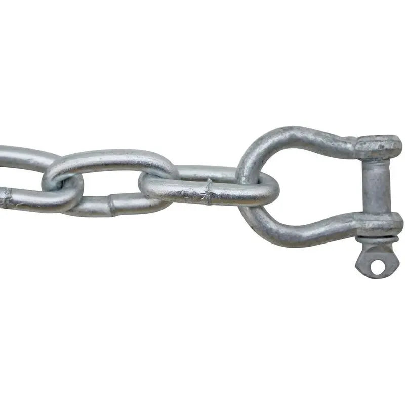 Extreme Max 3006.6572 BoatTector galvanized anchor lead chain 5/16 x 5 ft with 3/8 shackles closeup