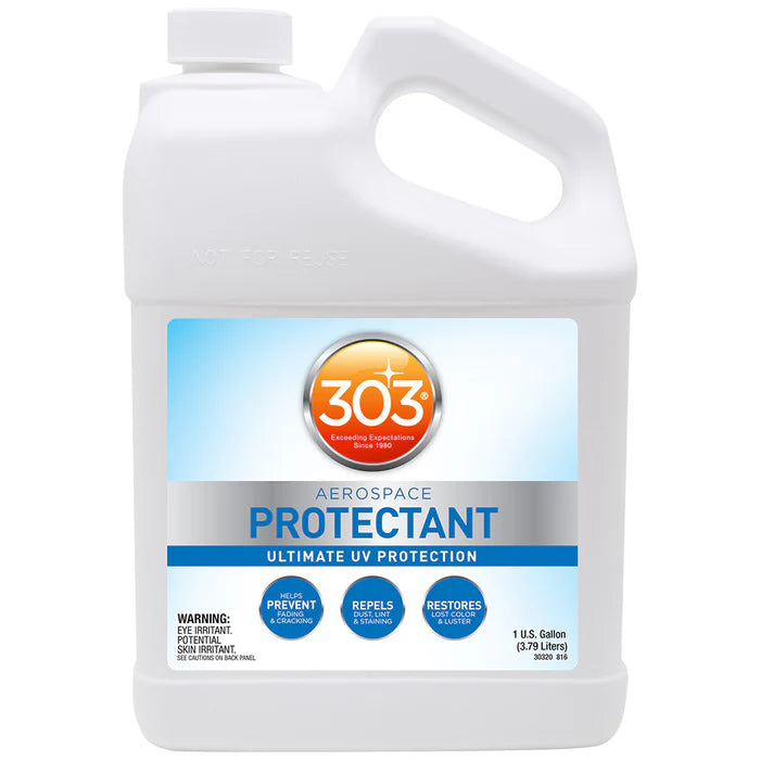303 Aerospace Protectant 1 gallon UV surface protector for vinyl rubber plastic fiberglass leather and marine surfaces