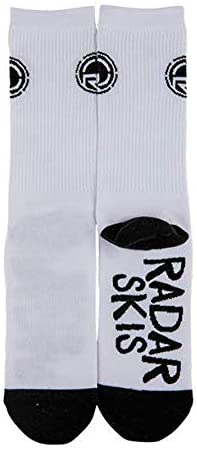 Radar Crew Socks - White - OSFM