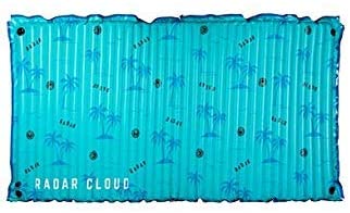 Radar Cloud Water Inflatable Floating Mat - Blue Palms - 5' x 10'